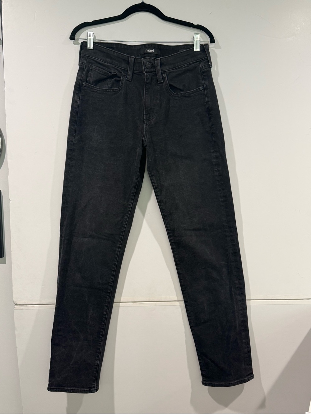 Mavi Loose Tapered Black Jeans
